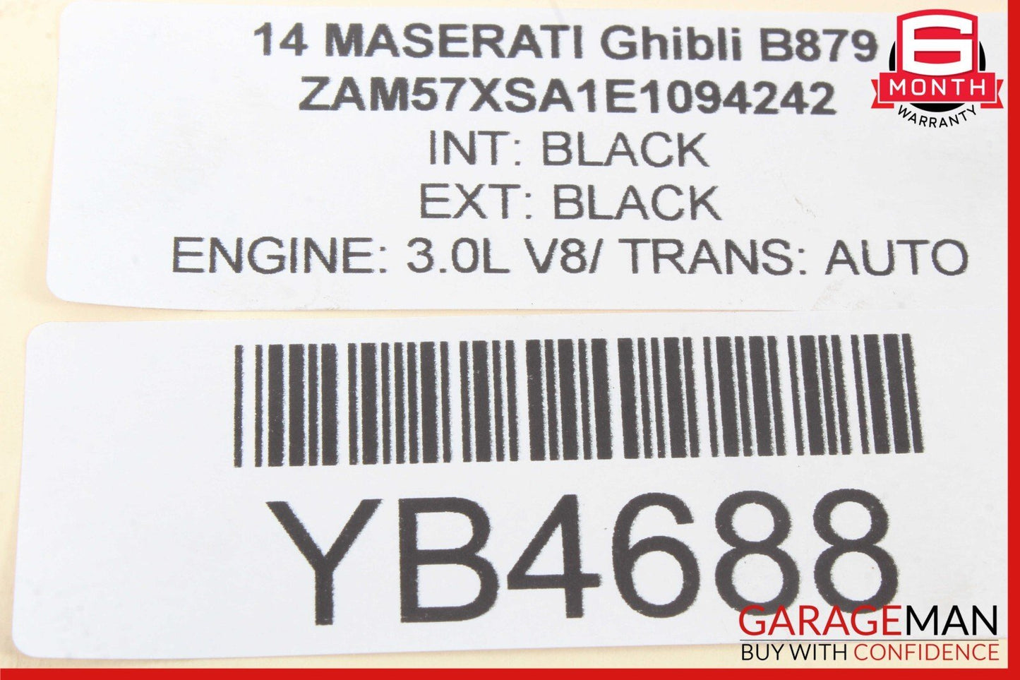14-20 Maserati Ghibli Quattroporte Levante Right Turbocharger Manifold Assy OEM