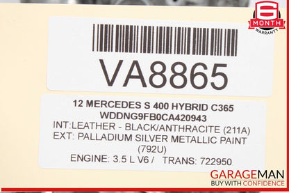 05-13 Mercedes W221 S400 Hybrid Engine Cylinder Head Cover Left Side OEM