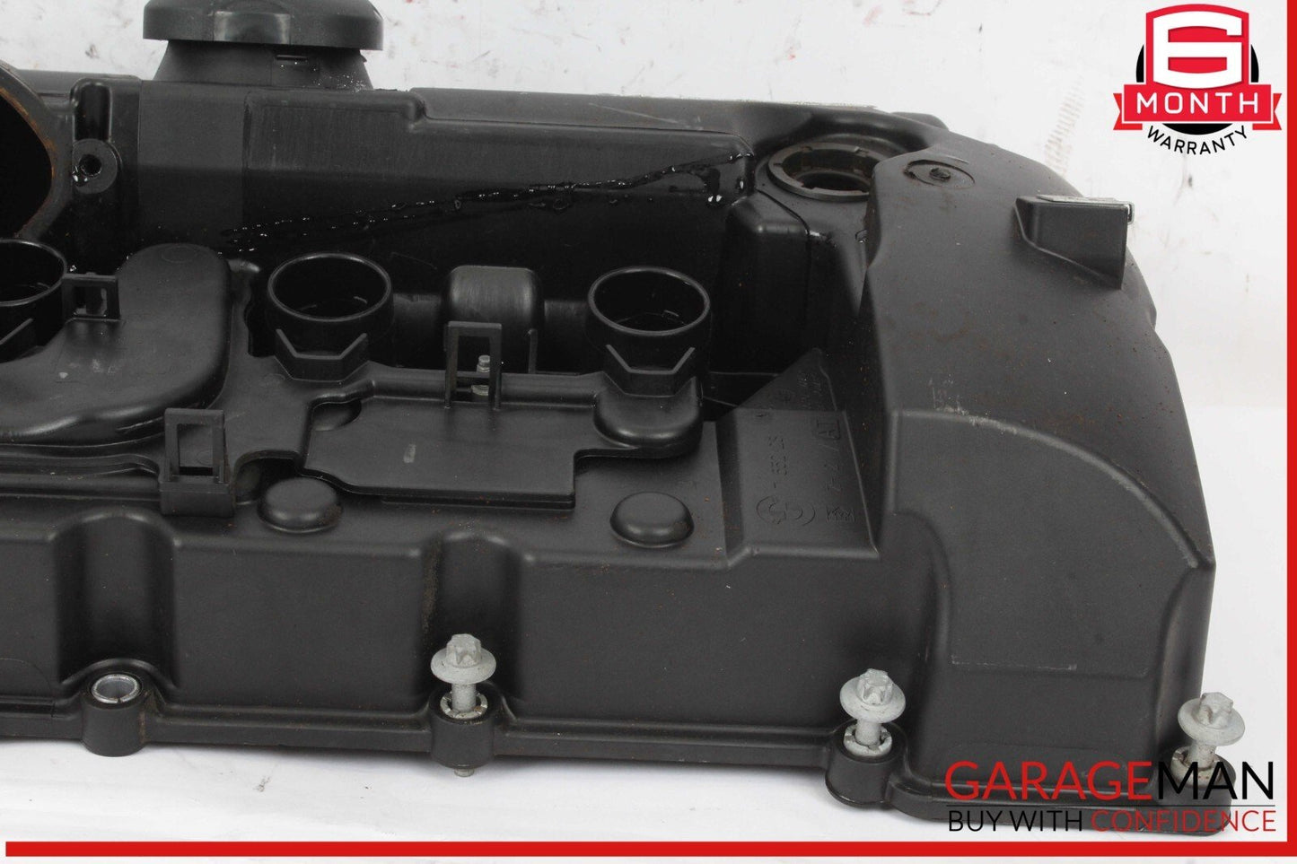 07-13 BMW X3 X5 F25 Engine Valve Cover Black 7552281 OEM