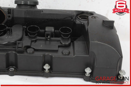 07-13 BMW X3 X5 F25 Engine Valve Cover Black 7552281 OEM