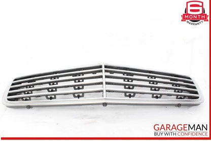 07-09 Mercedes W211 E350 Front Center Bumper Grill Grille Trim Cover Panel OEM