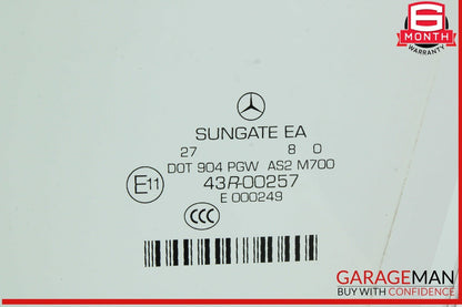 07-13 Mercedes W221 S400 S550 S600 Front Left Driver Side Door Window Glass OEM