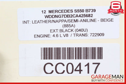 07-14 Mercedes S550 CL63 AMG RWD Front Left Wheel Carrier Spindle Knuckle Hub