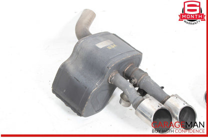 14-17 Maserati Quattroporte SQ4 Rear Right & Left Exhaust Muffler Dual Tip OEM