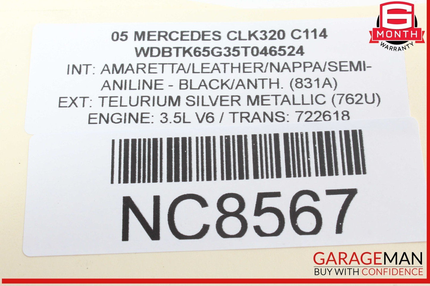 01-09 Mercedes W209 CLK320 C350 Door Sound Audio Speakers 2038205802 OEM