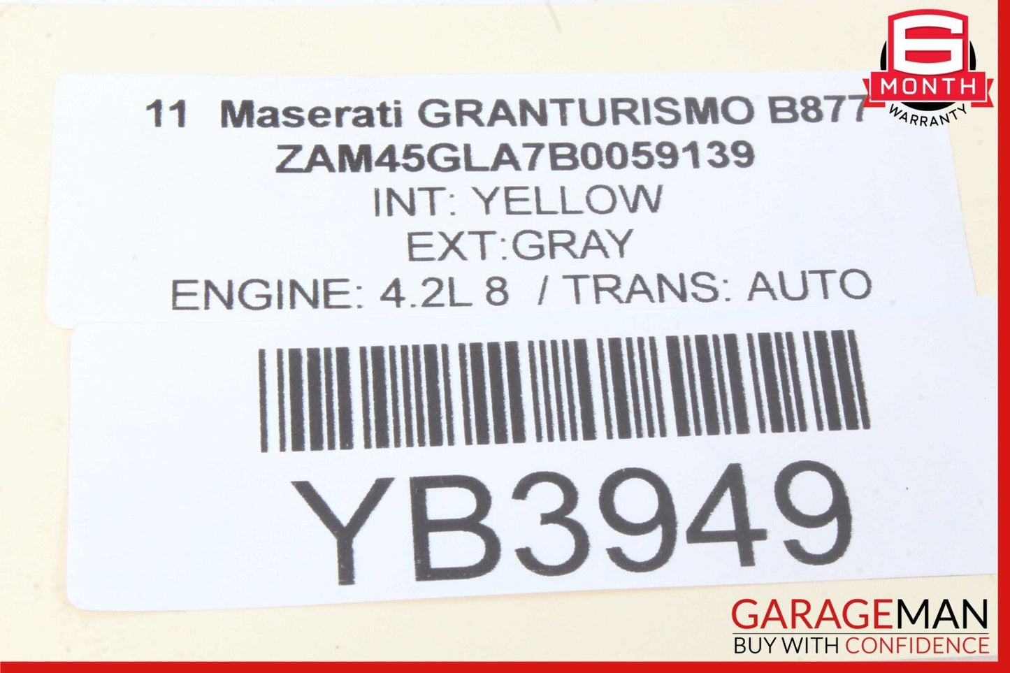 08-19 Maserati GranTurismo S M145 Headlight Windshield Washer Bottle Tank