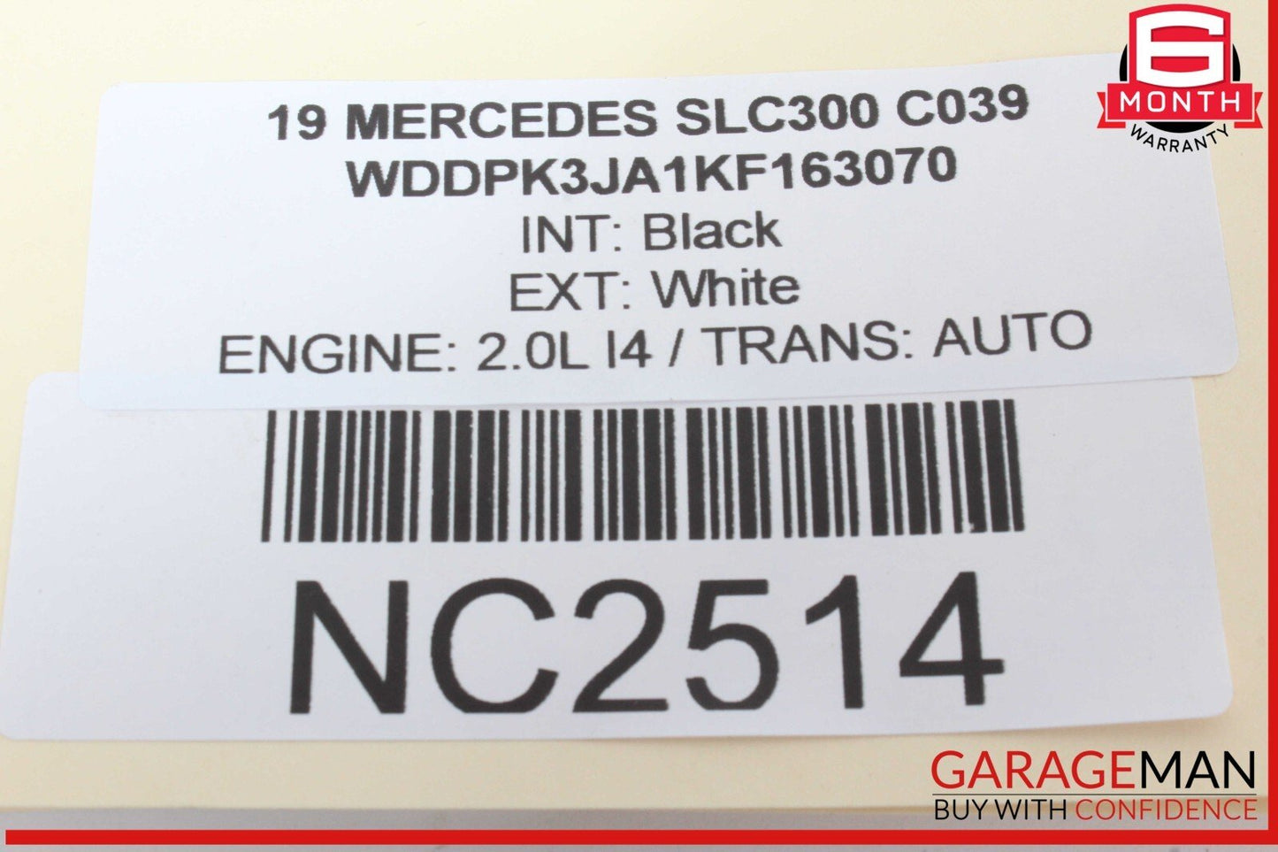 17-20 Mercedes SLC300 Front Right and Front Left Side Door Audio Speaker OEM