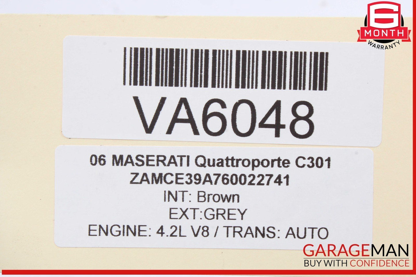 03-13 Maserati Quattroporte M139 Rear Right Side Exterior Door Handle OEM