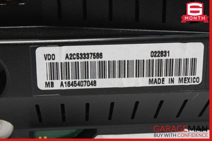 06-09 Mercedes X164 GL450 ML550 Instrument Speedometer Cluster 1645407048 OEM