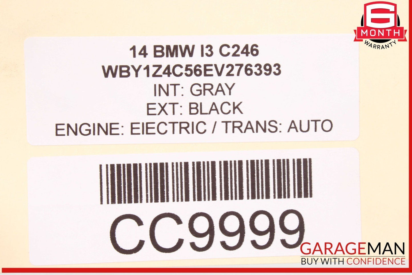 14-21 BMW i3 I01 Hybrid Dashboard Dash Board Assembly Gray OEM