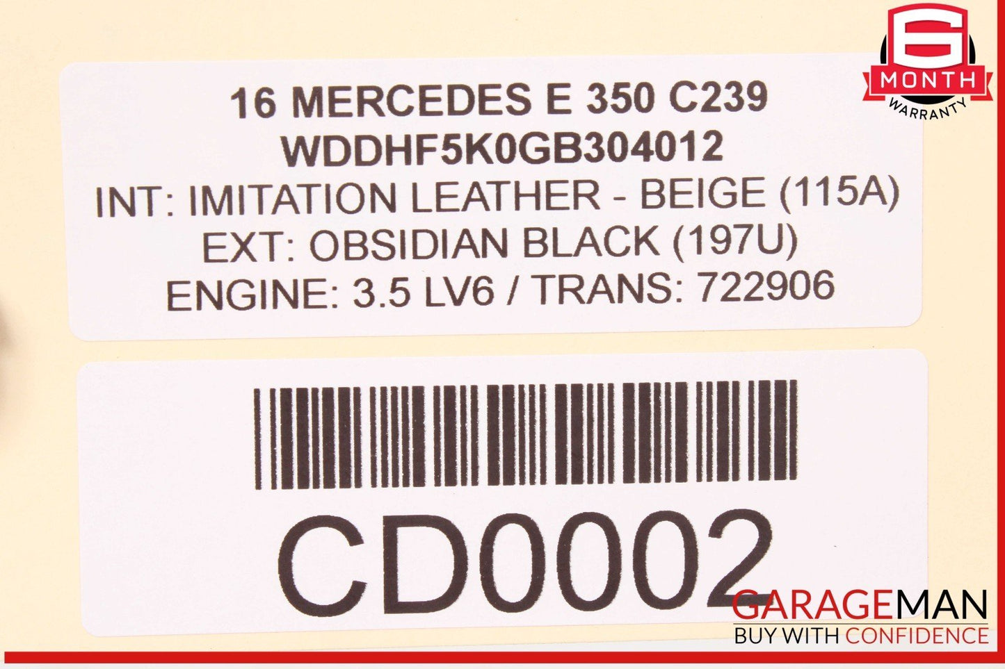 10-16 Mercedes W212 E350 E400 E550 Sunroof Sun Roof Glass Frame Track Assembly