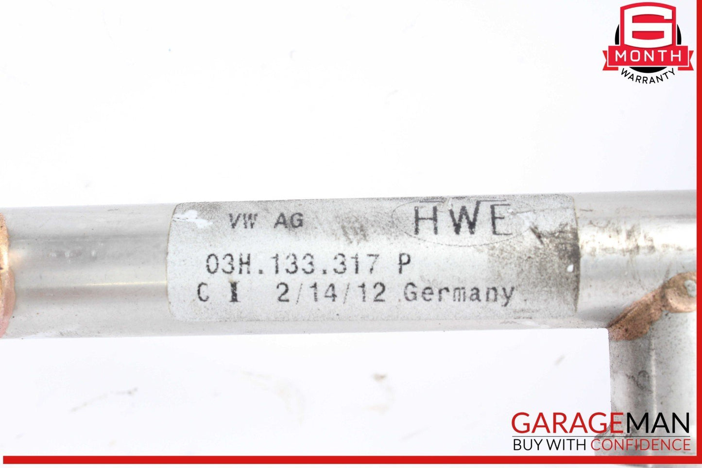 09-16 Audi S4 Lower Fuel Injector Rail 03H133317P OEM