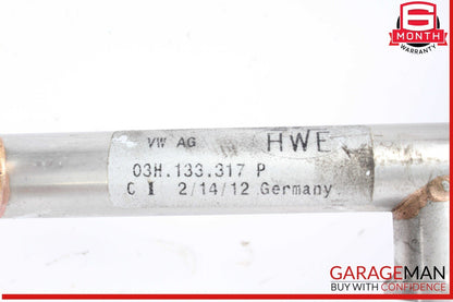 09-16 Audi S4 Lower Fuel Injector Rail 03H133317P OEM