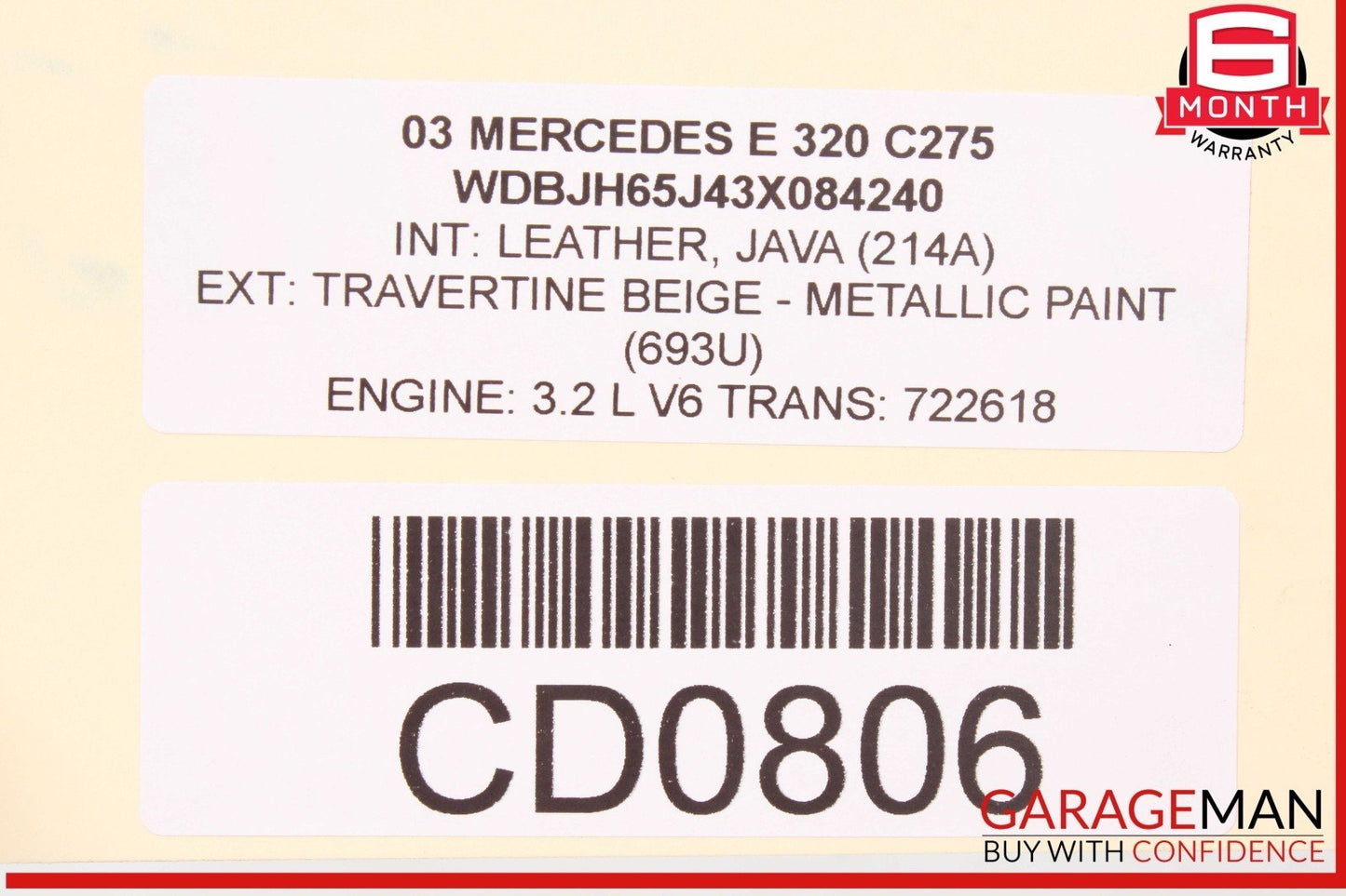 98-02 Mercedes W210 E320 Engine Motor Cooling Radiator Assembly OEM
