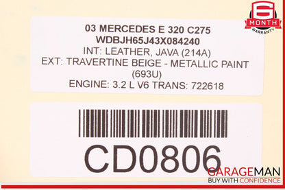 98-02 Mercedes W210 E320 Engine Motor Cooling Radiator Assembly OEM