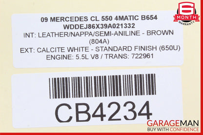 07-14 Mercedes W216 CL550 S550 S400 Rear Trunk Lid Latch Lock Actuator OEM