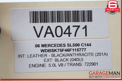 03-06 Mercedes R230 SL500 Steering Column Combination Switch Assembly OEM