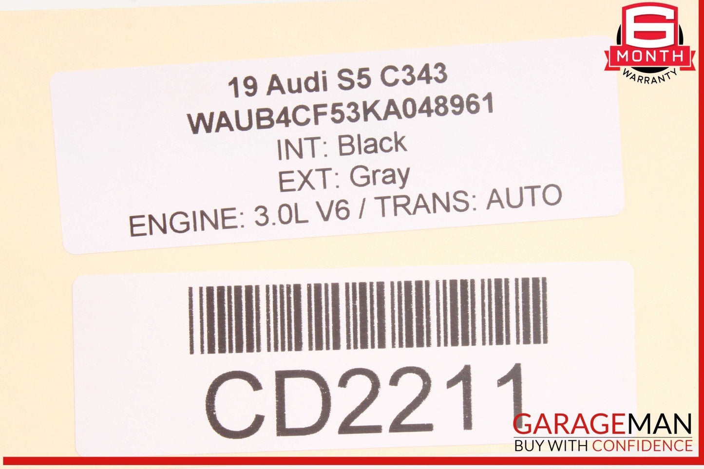18-24 Audi B9 S5 A5 Front Right Passenger Side Lower Bottom Seat Cushion OEM