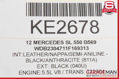 07-12 Mercedes R230 SL550 Rear Right or Left CV Half Shaft Axle 2303507410 OEM