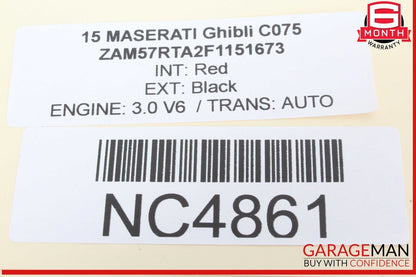 14-17 Maserati Ghibli Steering Wheel Multifunction Control Switch Assembly OEM