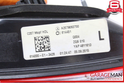14-17 Mercedes W207 E400 E350 Rear Left Driver Side Inner Tail Light Lamp OEM