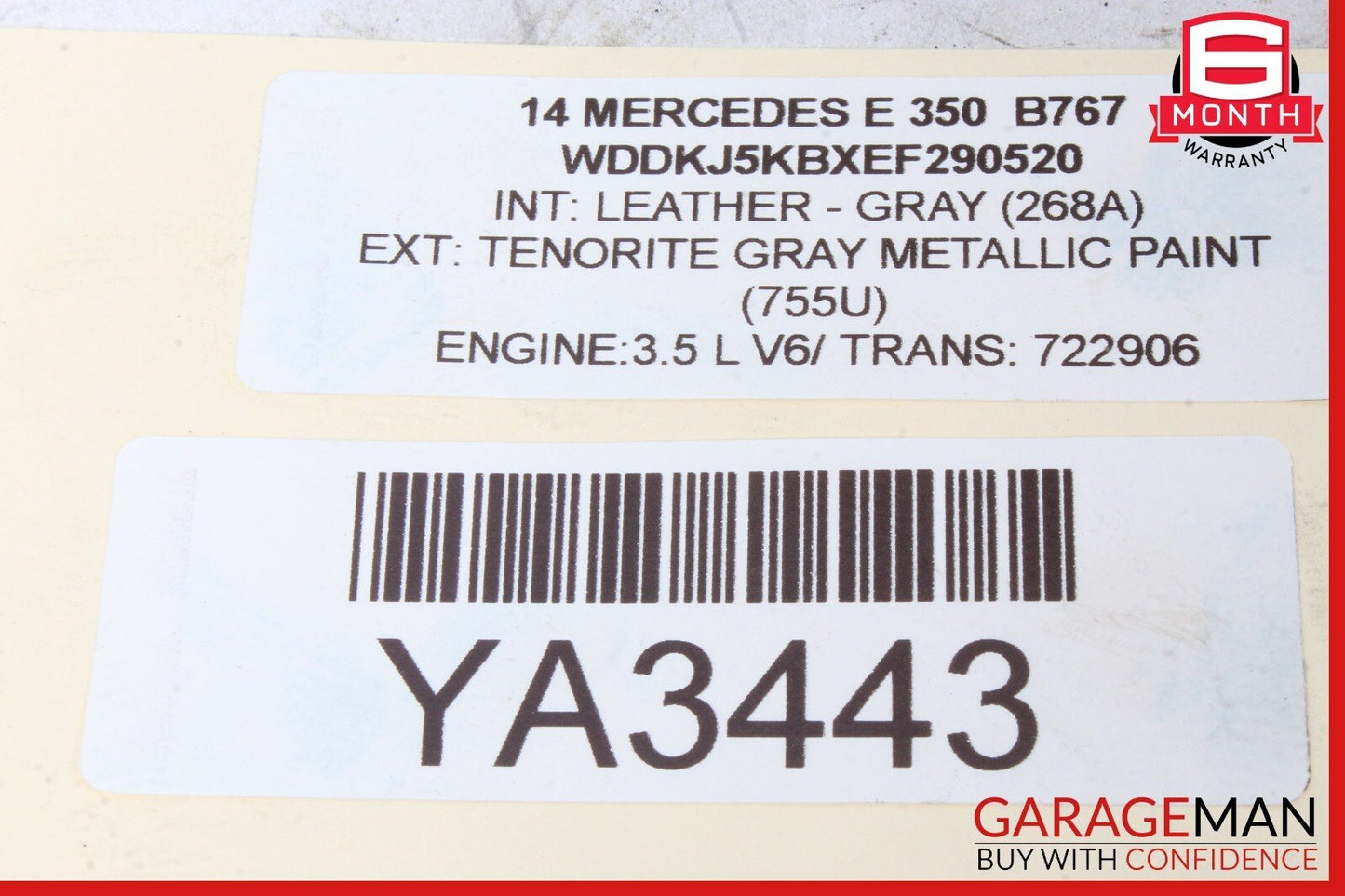 08-18 Mercedes W207 E350 C300 C350 Front Brake Calipers Left and Right Set OEM