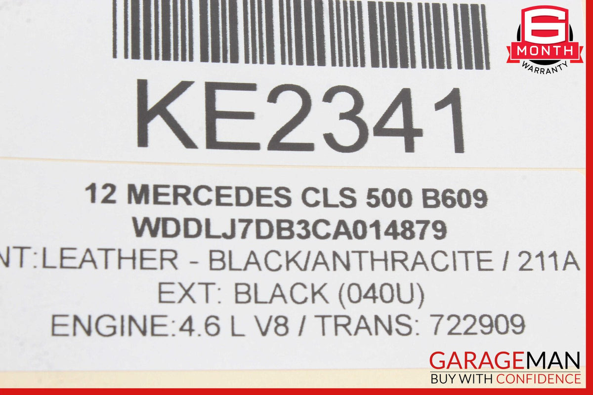 11-19 Mercedes W218 CLS550 E550 Left Side Fuel Injection Rail Line w/ Injectors