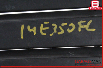 10-16 Mercedes W212 E350 Left Driver Side Fog Light Cover Trim Grille Grill OEM