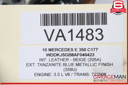 10-16 Mercedes W212 E350 Front Left Side Spindle Knuckle Hub w/ Rotor Disc OEM