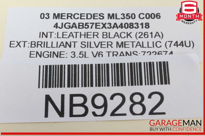 02-05 Mercedes W163 ML350 ML320 Subwoofer Sub Woofer Speaker 1638201002 OEM