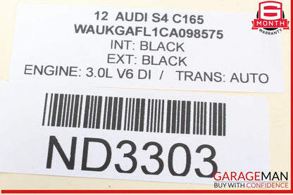 09-12 Audi S4 Rear Left Driver Side Bumper Guide Mounting Bracket OEM
