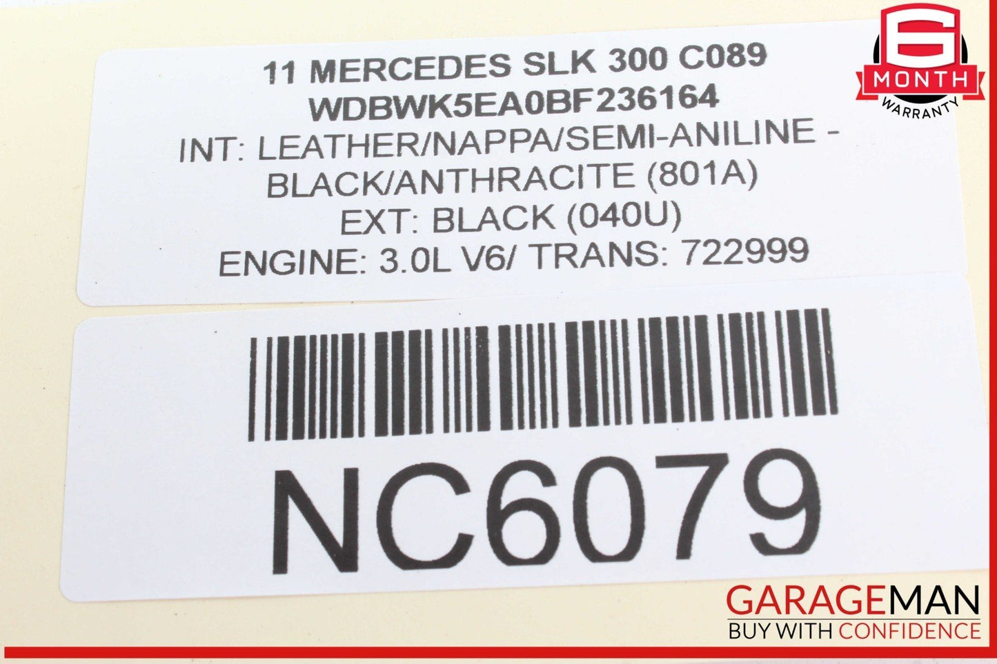 12-16 Mercedes R172 SLK300 SLK250 Center Console Trim Bezel 1726801336 OEM