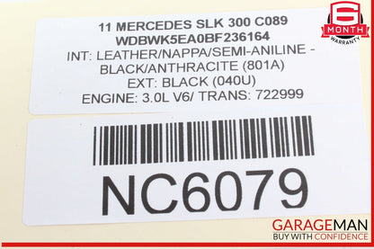 12-16 Mercedes R172 SLK300 SLK250 Center Console Trim Bezel 1726801336 OEM