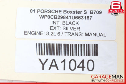 97-05 Porsche Boxster 986 Left Engine Cooling Radiator AC Air Condenser Assy OEM