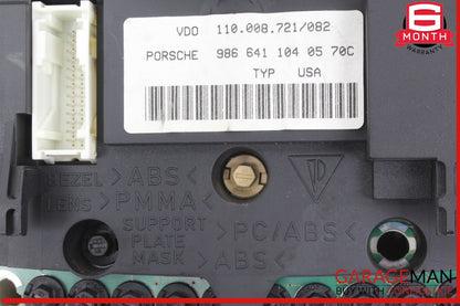 00 Porsche Boxster 986 Speedometer Instrument Cluster Gauge 98664110405 OEM