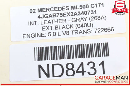 02-05 Mercedes W163 ML500 ML350 Front Left Side Halogen Headlight Head Lamp OEM