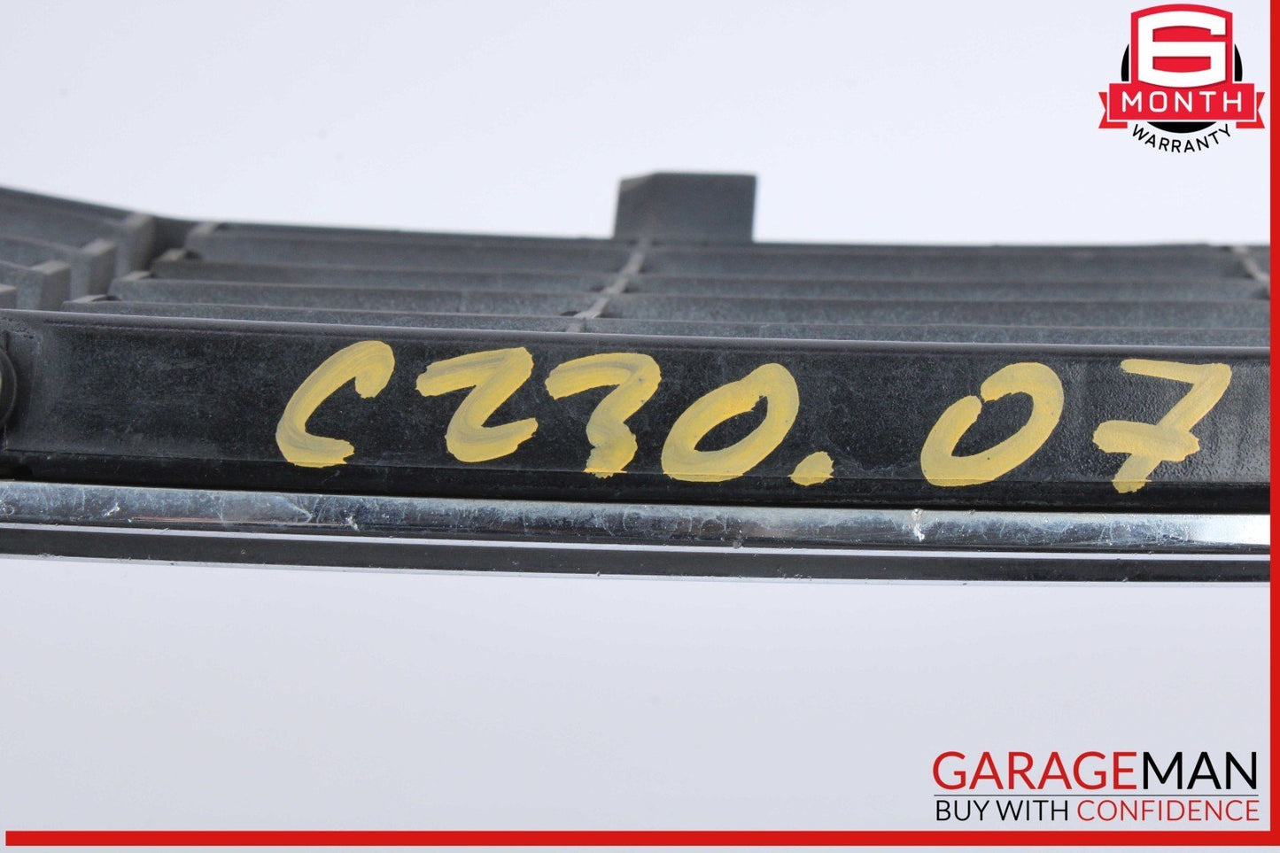 05-07 Mercedes W203 C230 Front Hood Radiator Grille Grill Trim Cover Chrome OEM