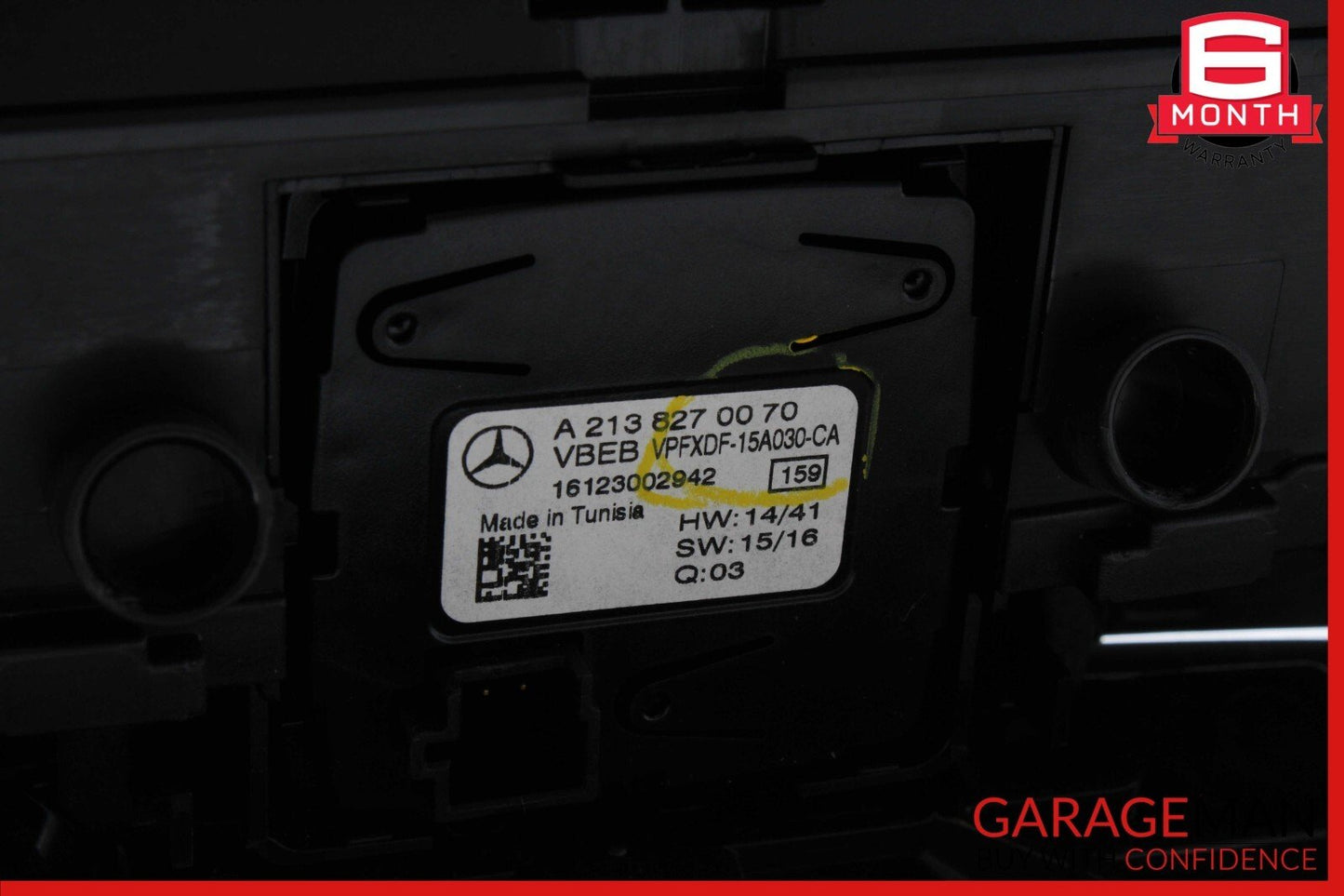 15-18 Mercedes W205 C300 C400 Center Console Trim Bezel Assembly OEM