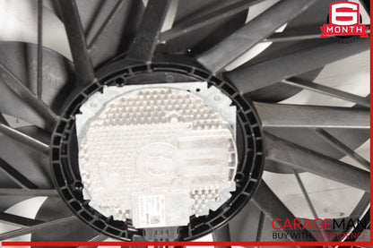 10-16 Porsche Panamera 970 Radiator Engine Electric Cooling Fan Shroud Assy OEM
