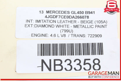 11-20 Mercedes X166 GL450 E550 S550 Left Side Engine Cylinder Head Valve Cover
