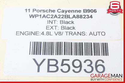 11-18 Porsche Cayenne 958 S Front Overhead Dome Light Lamp OEM