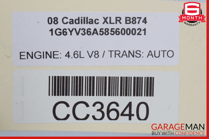 07-09 Cadillac XLR Right Passenger Side InteriorÂ Door Panel OEM