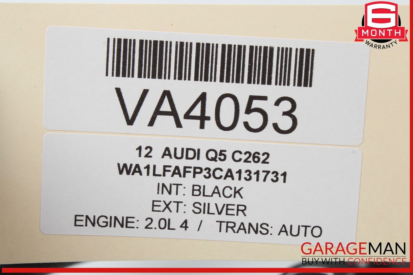 09-12 Audi Q5 4 Spoke Steering Wheel w/ Control Switch Assembly OEM