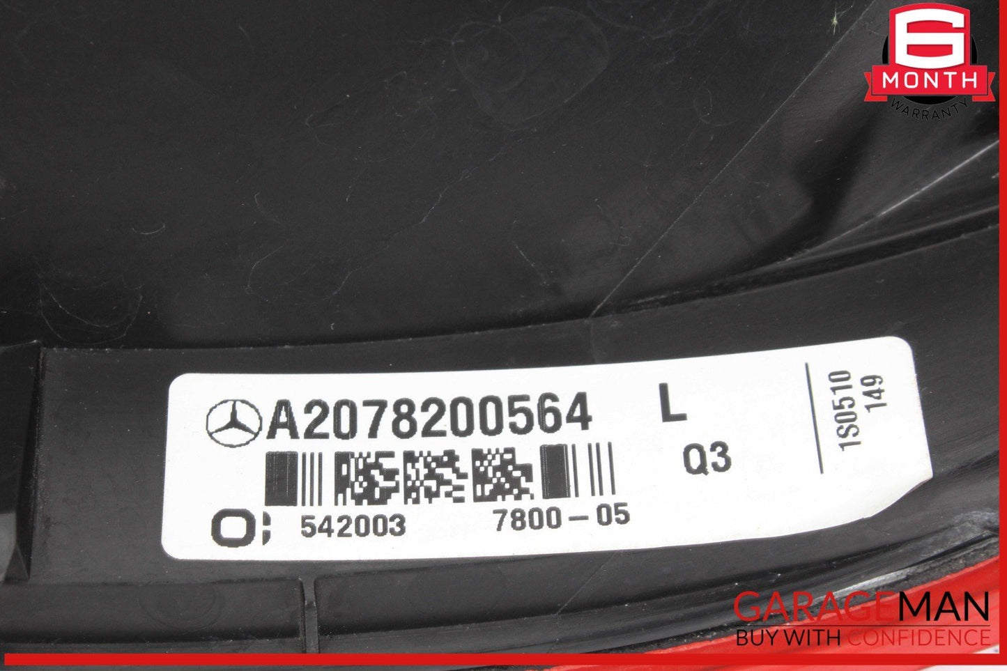 10-13 Mercedes W207 E350 Rear Left Driver Side Outer Tail Light Lamp OEM