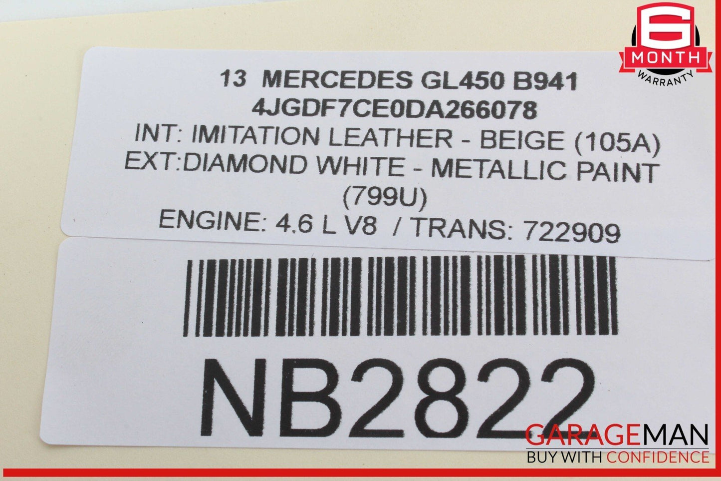 12-16 Mercedes X166 GL450 Front Right & Left Side Door Sound Audio Speakers