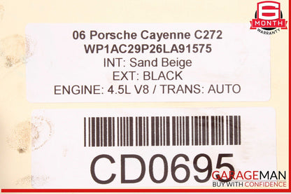 03-06 Porsche Cayenne 955 4.5L V8 Rear Differential Diff Axle Carrier OEM