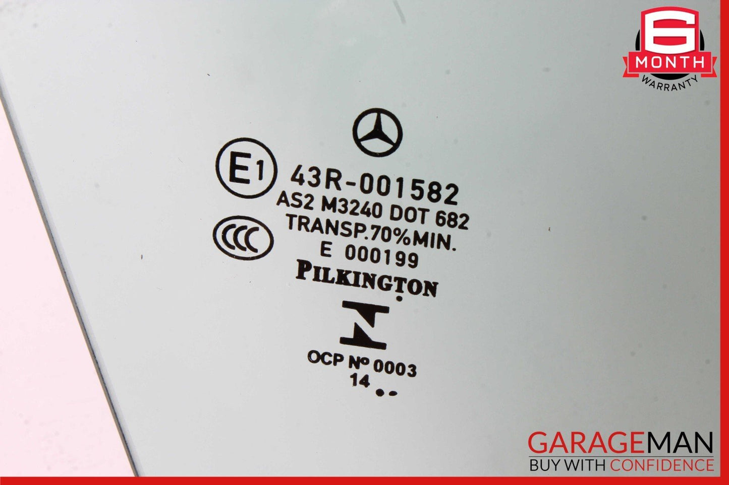 12-20 Mercedes R172 SLK250 SLK350 Front Left Driver Side Door Window Glass OEM