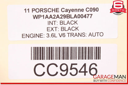 11-18 Porsche Cayenne 958 3.6L V6 Engine Motor Assembly OEM 182k