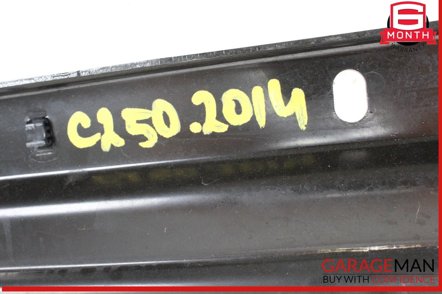 08-14 Mercedes W204 C250 C350 C280 Upper Radiator Core Support Bar Black OEM