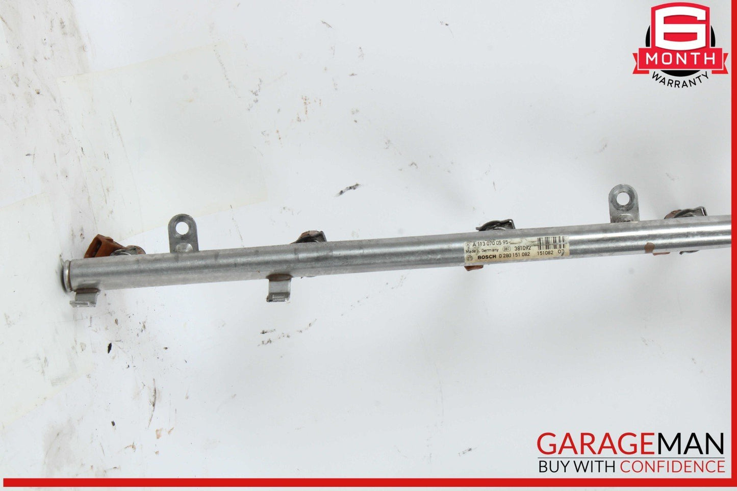 00-06 Mercedes R230 SL500 CL500 E430E500 S500 Fuel Injector Rail Assembly OEM